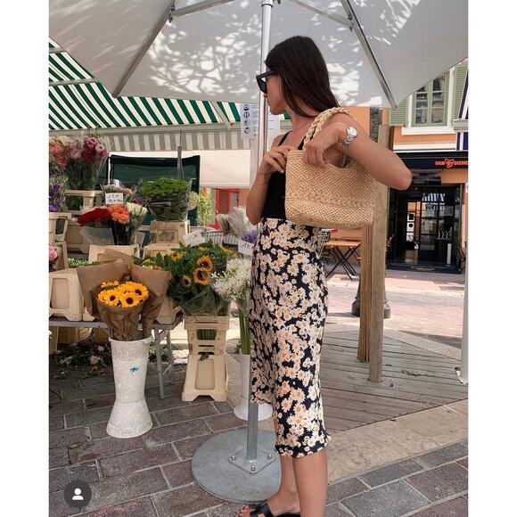 ✖️SOLD✖️Realisation Par Flower Power Slip Skirt Size S - Picture 4 of 9